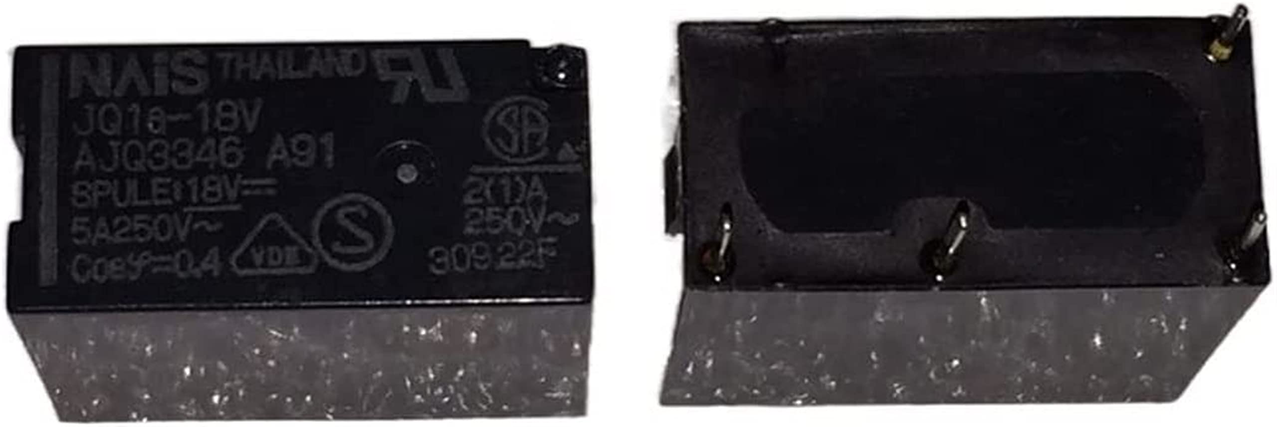 Relè 10 pz JQ1A-18V AJQ3346 4PIN/18V/5A/ Parti di ricambio