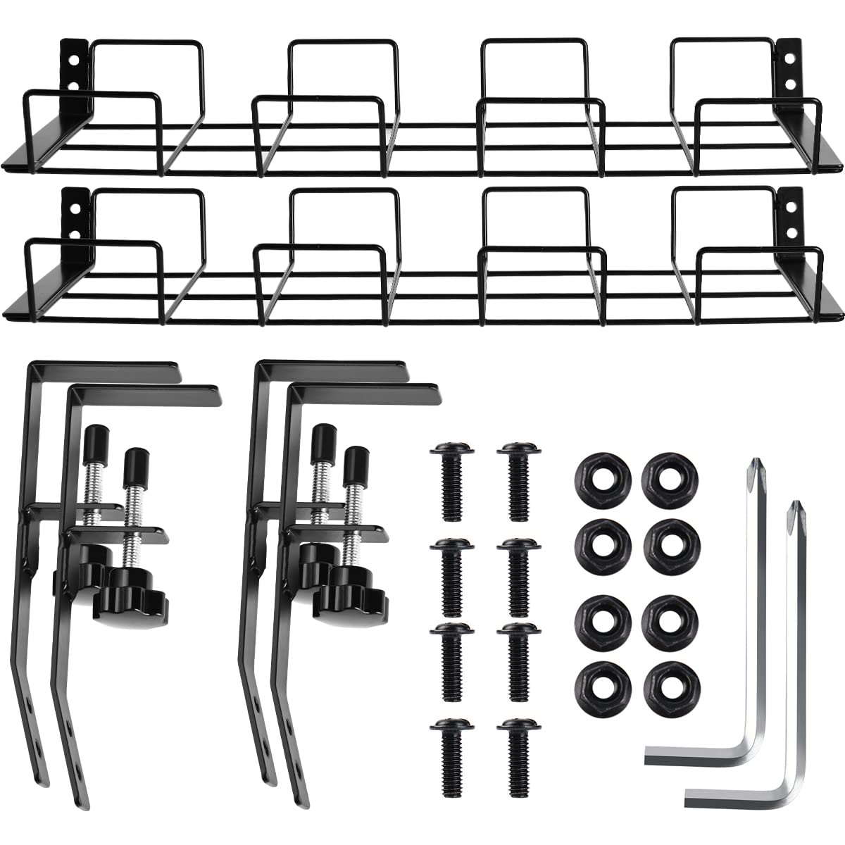 Buy No Drill Under Desk Cable Management Tray, Desk Wire Management