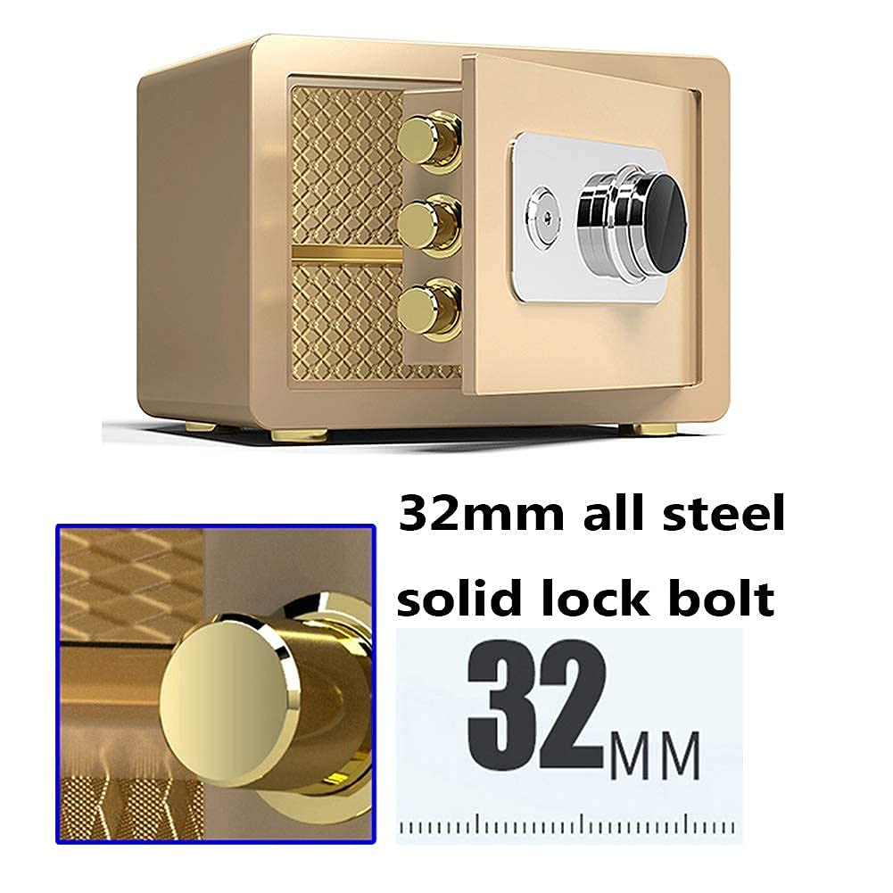 strongbox Trwała wodoodporna cyfrowa szafka zabezpieczająca Bezpieczna ognioodporna stal antykradzieżowa Mechaniczna 25 cm/30 cm Pudełko biurowe o dużej pojemności i
