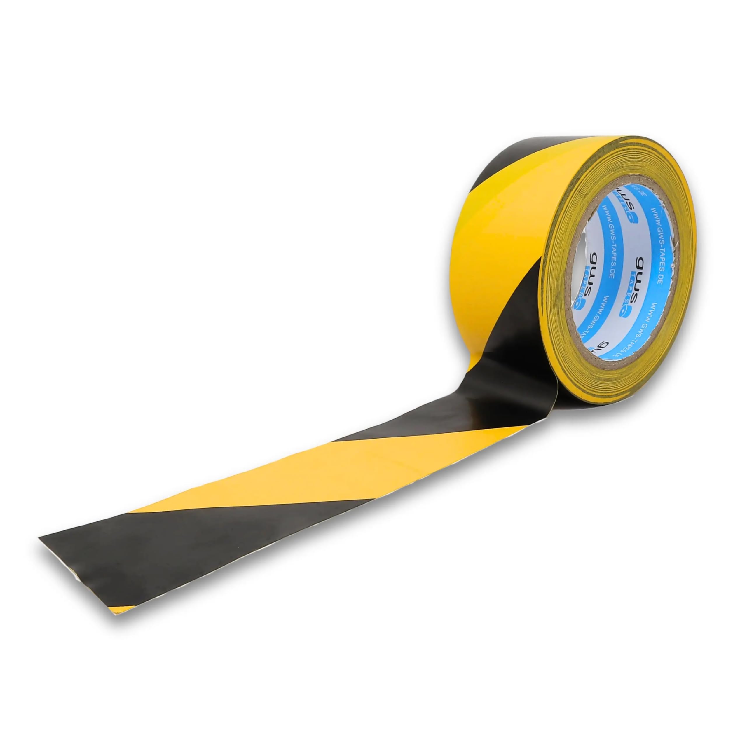gws PVC Markierungs- Warnklebeband, 33 m x 50 mm (48, schwarz/gelb)