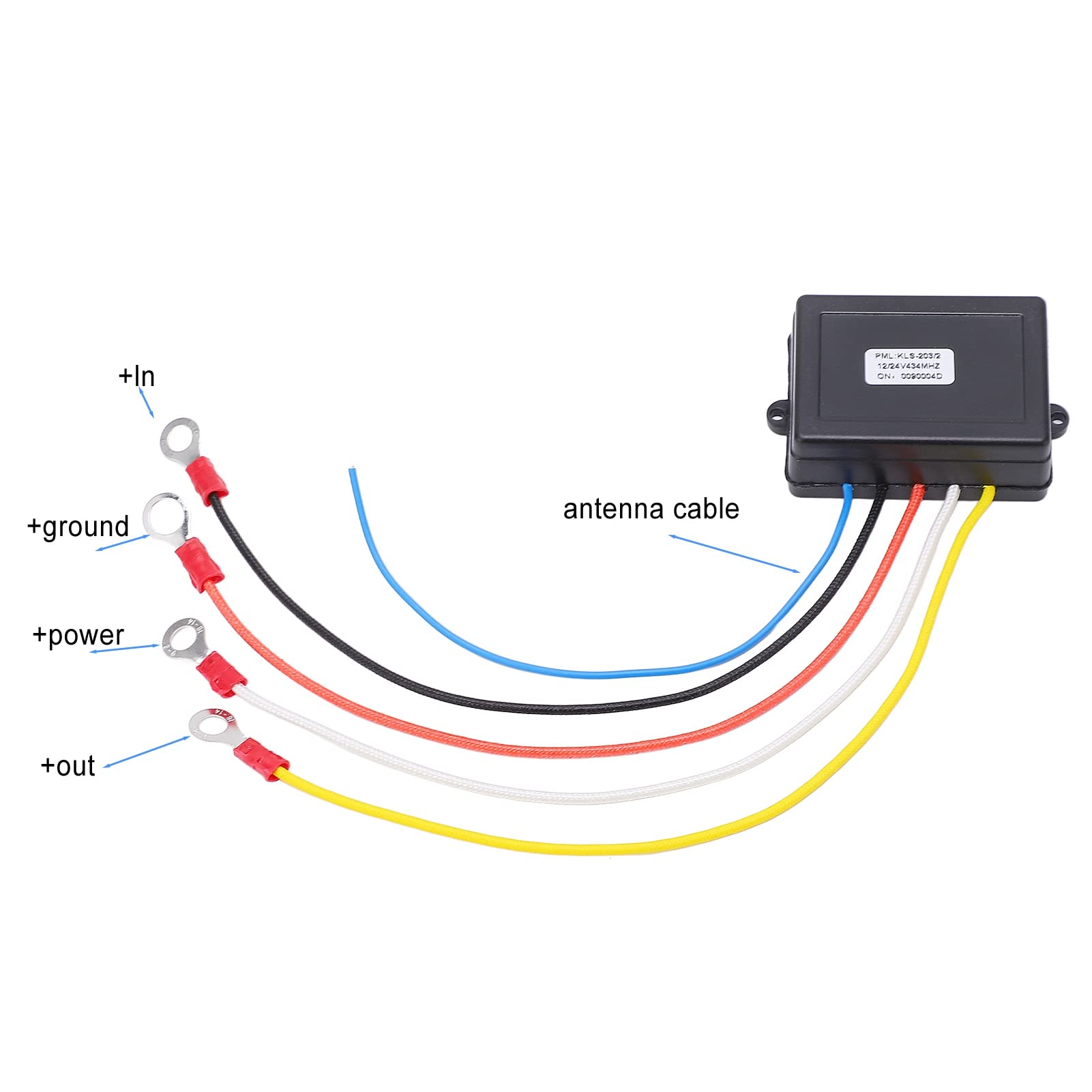 Kit Telecomando Wireless Per Verricello 12V/24V - Portata 75ft, 2 Telecomandi, Universale - Foto 4