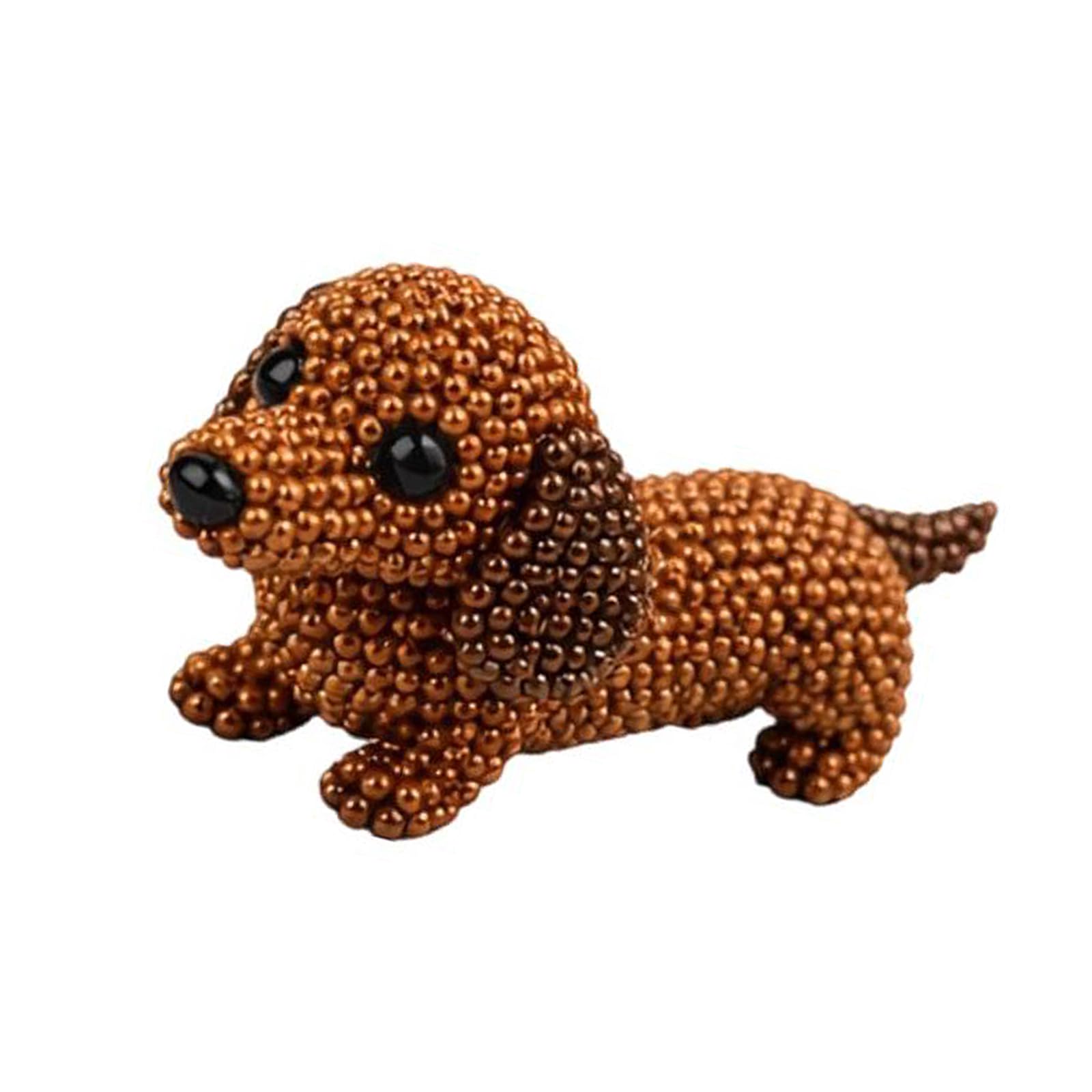 DIY Animal Beading Kit, Tiny 3D Beading Embroidery Kit, with Colorful Beads & Instructions, Beaded Animal DIY Set, Handmade Creative Arts & Crafts Gift for Adults & Beginners