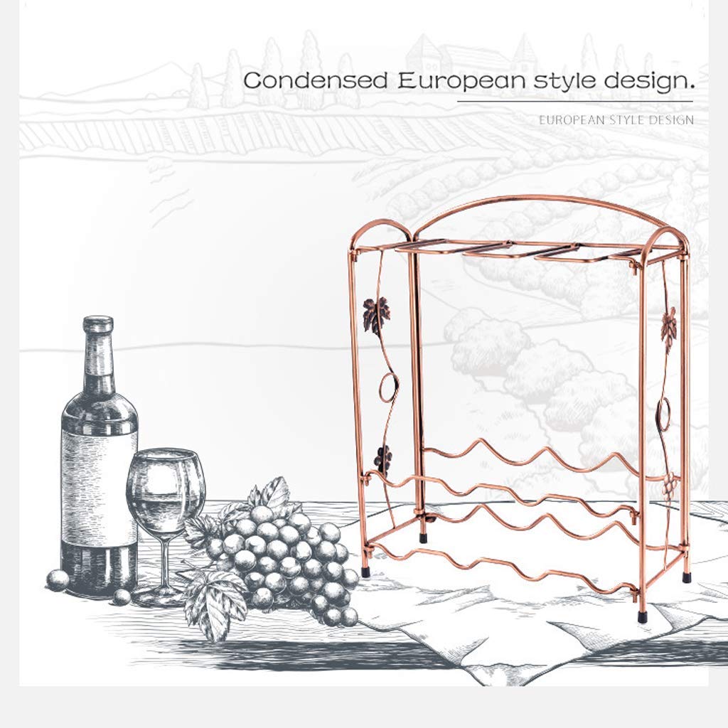 ワインラック オール銅製 Amazon｜8 ボトルワインラック自立型金属銅ワインボトルとワインラック