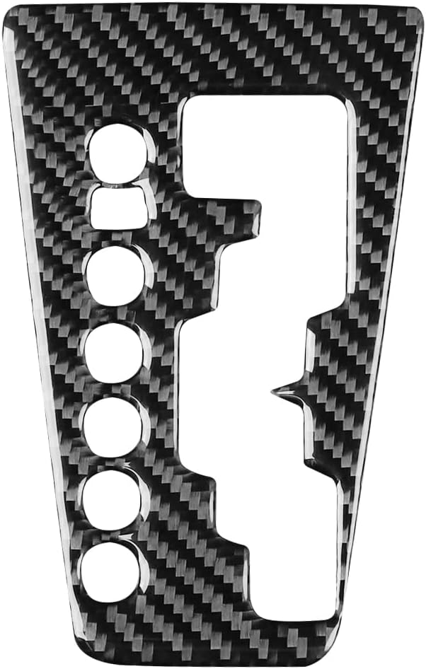 Car Automatic Gear Shifter Type-B Decals Carbon Fiber Accessories Protections Stickers Compatible with Dodge Avenger 2008 2009 2010