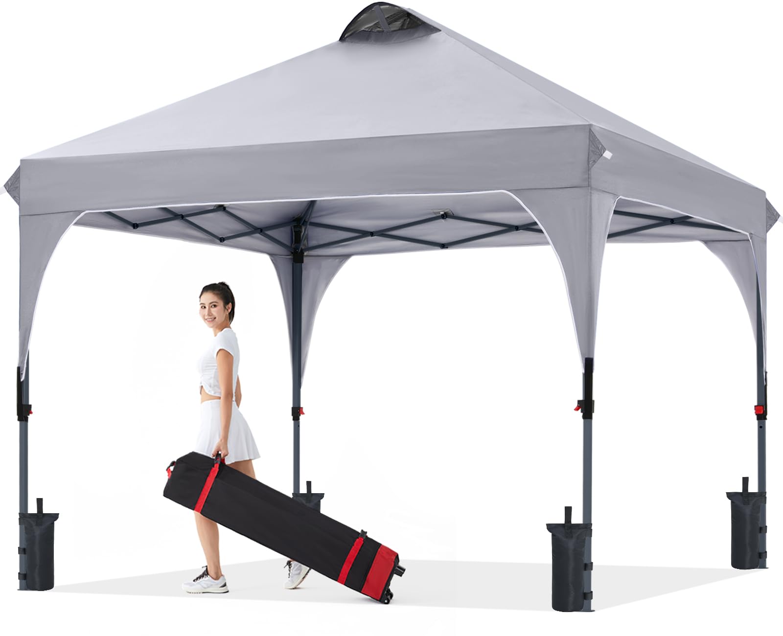 MASTERCANOPY Easy Pop-Up 10' X 10' Canopy Tent Instant Outdoor Shelter - View #3
