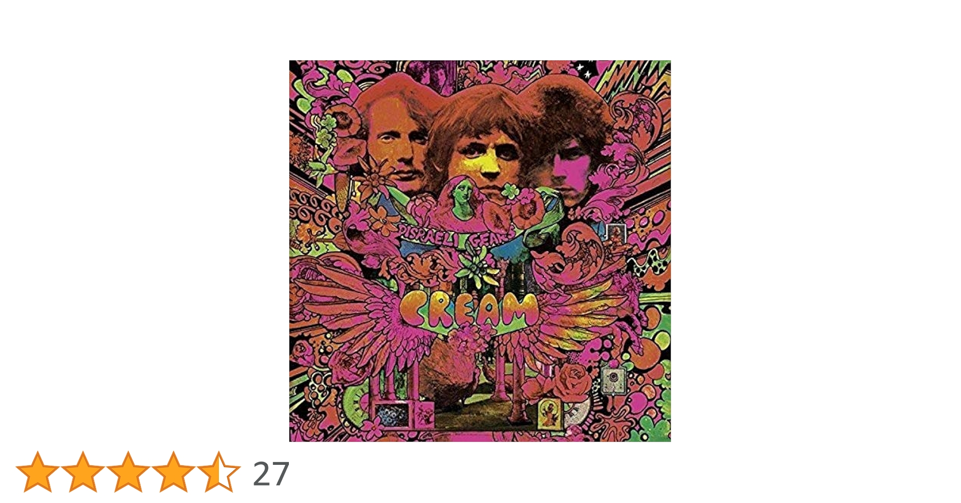 【モービルフィデリティー盤CD】クリーム　カラフル・クリーム　モノ&ステレオ収録 Amazon.co.jp: カラフル・クリーム(SHM-CD): ミュージック