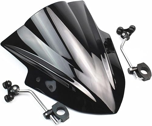 Bonilaan Parabrisas para motocicleta, parabrisas de motocicleta, deflector de viento para Kawasaki Versys 650 Versys 1000 ER4N ER6N (color A)