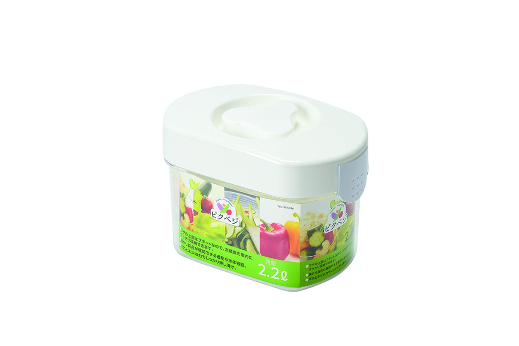 Pearl Metal 2.2L Square Pickle Container