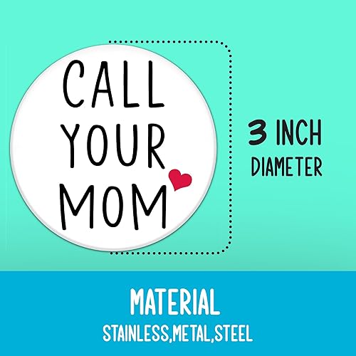 Miniatura 8 de Llame a tu mamá divertido imán para nevera para universidad, niñas, chicos, mamá, niño, regalos  Imanes de recordatorio para hija, hijo, cumpleaños,