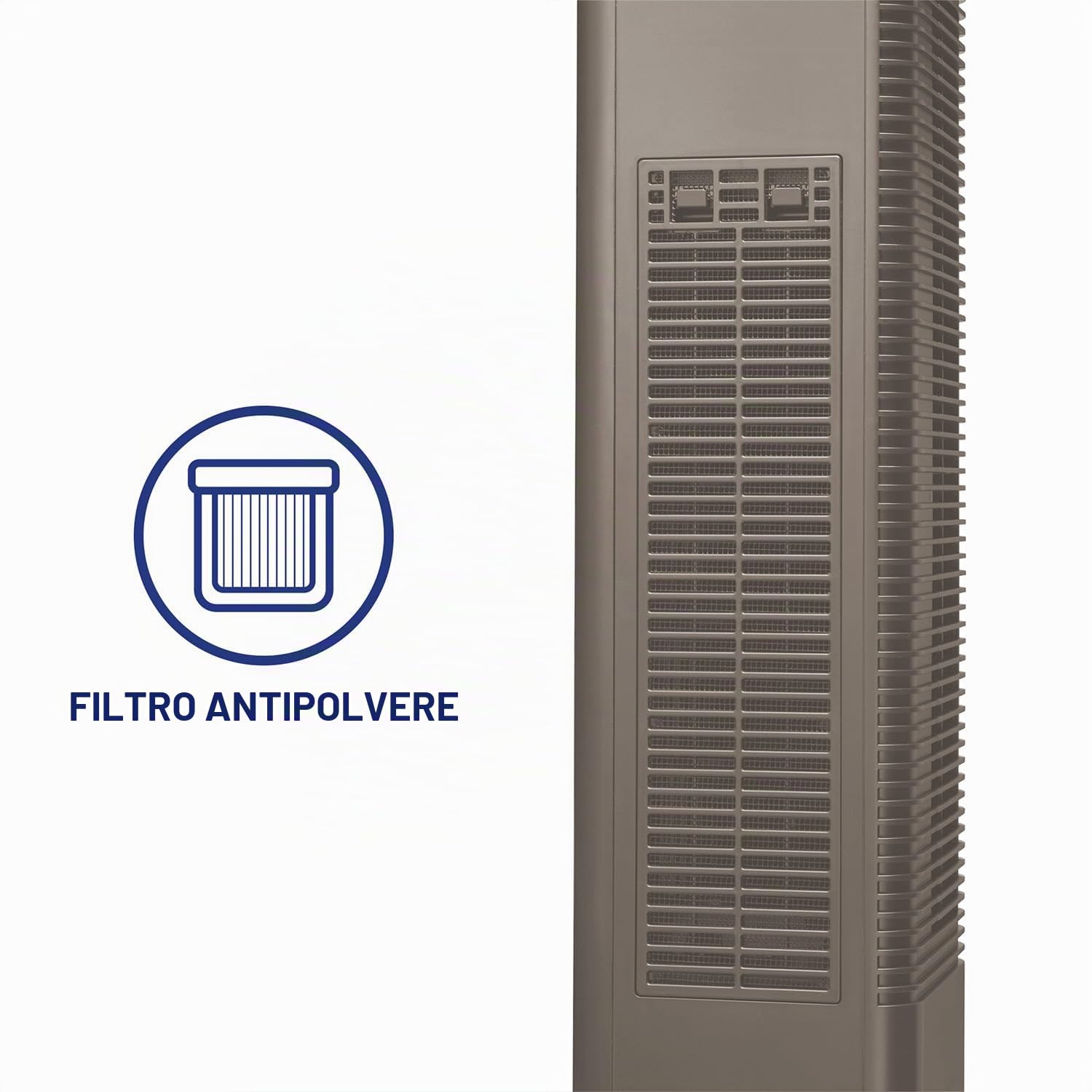 Clean Air Optima CA-904C - Riscaldatore elettrico con ventola 2 in 1 - Riscaldamento e raffreddamento - Filtro antipolvere - Cerchio di rotazione (oscillazione): 80º