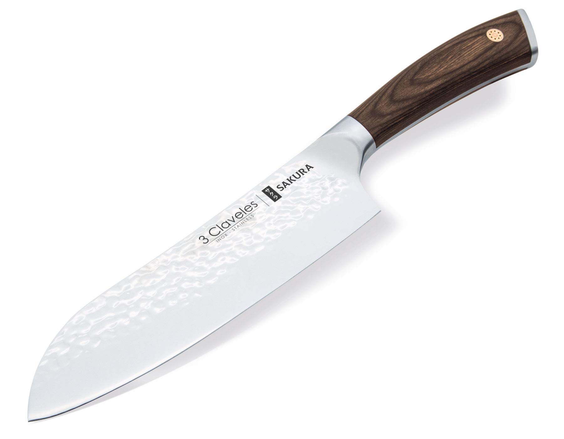 3 Claveles 28054 Cocina, Acero inoxidable, Set de 3 Cuchillos SAKURA