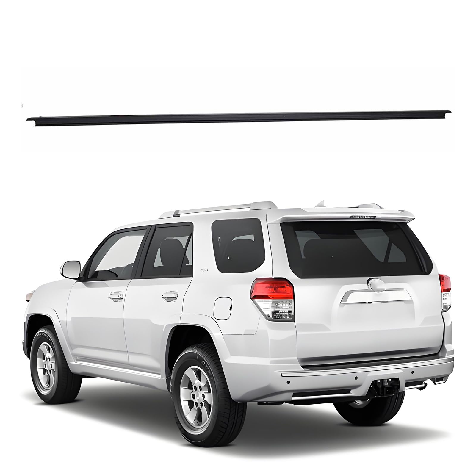 Dxuekeo Door Tailgate Glass Belt Molding Weather Strip Compatible with Toyota 4Runner 2009-2023 Replace# 68292-35041 6829235040