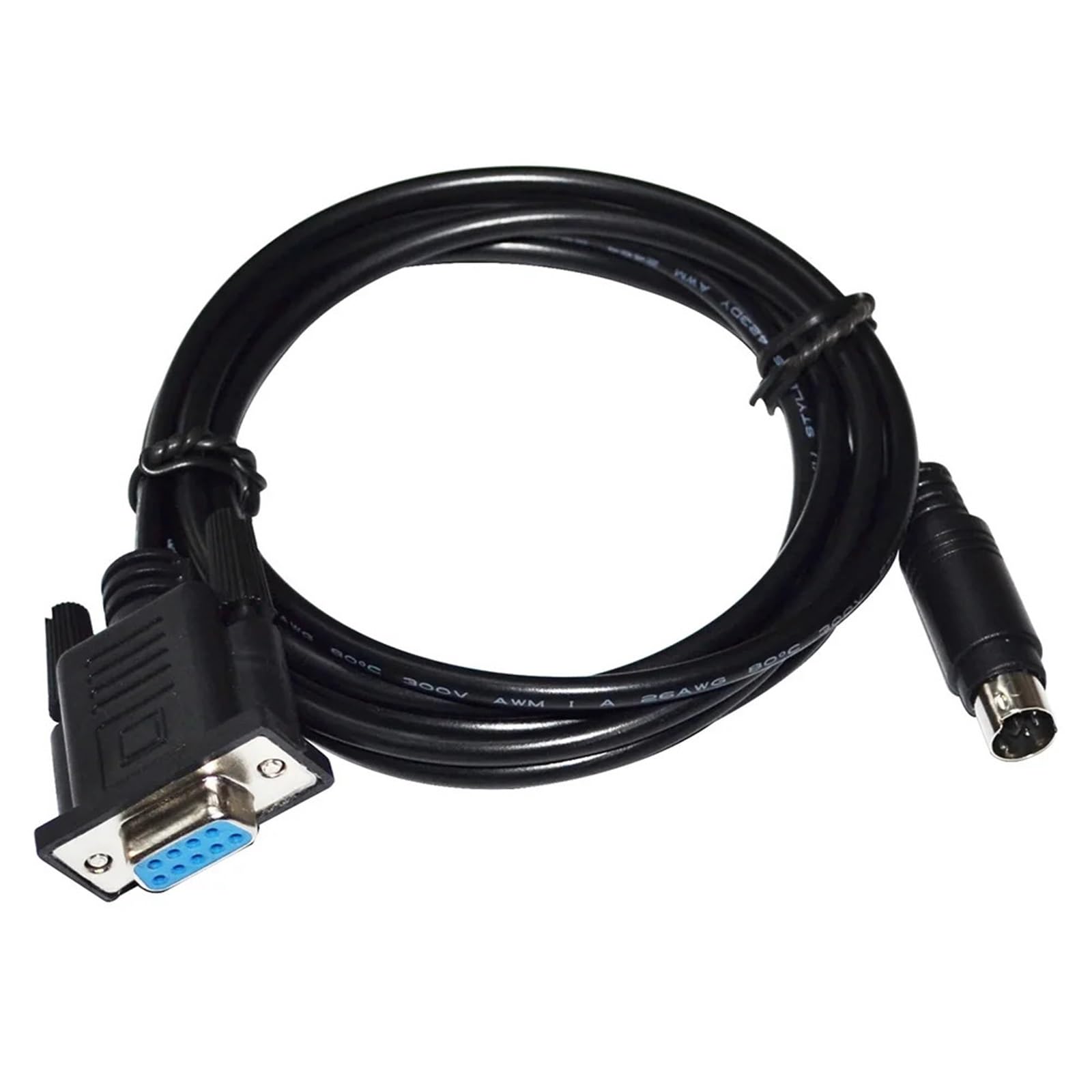6 in. DIN5 Female to Mini-DIN6 Male at to PS2 Keyboard Adapter Cable - Beige