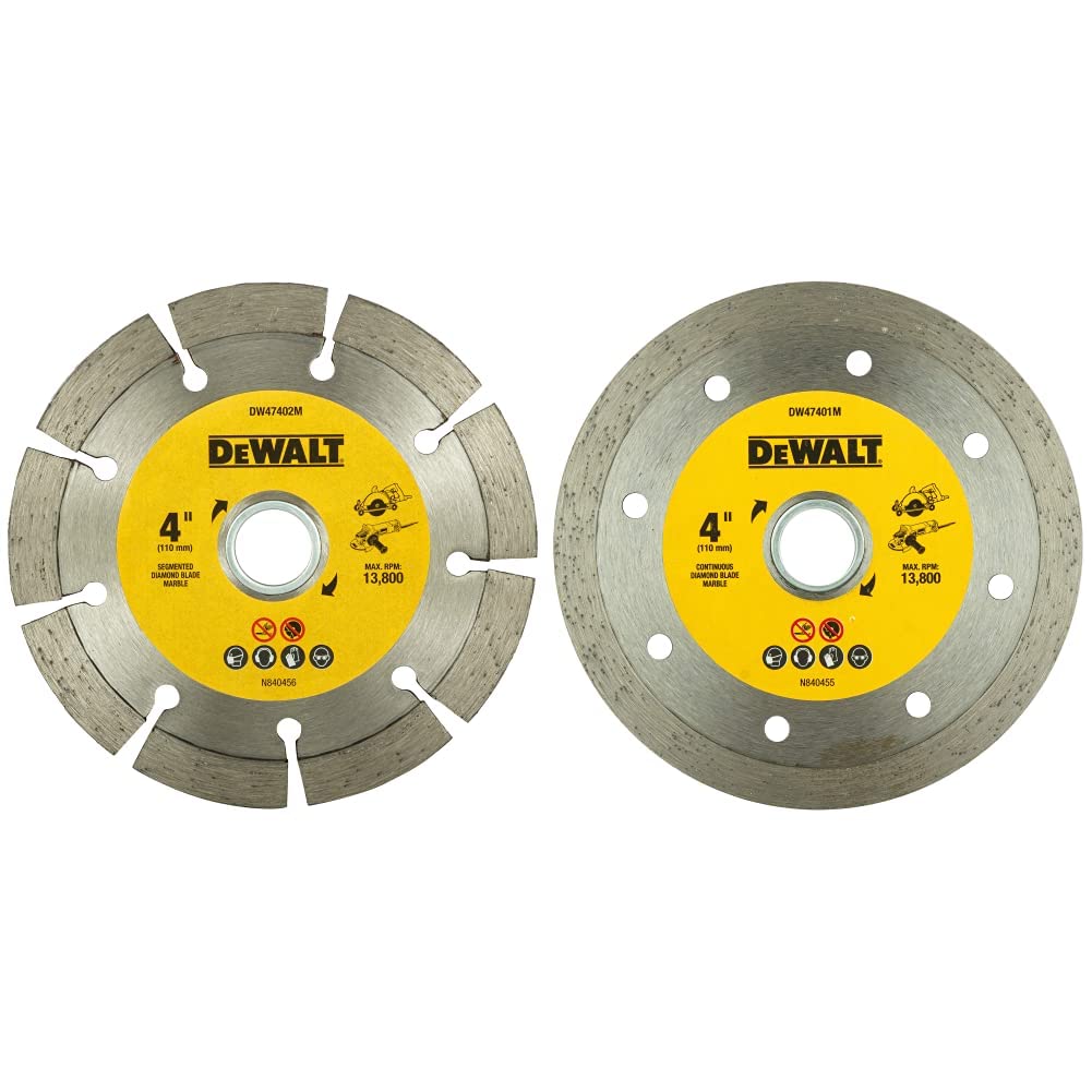 DEWALT DW47402M-IN 4/110 mm Segmented Diamond Marble Cutting Blade (B09ZJCGN2G) Amazon Price History, Amazon Price Tracker