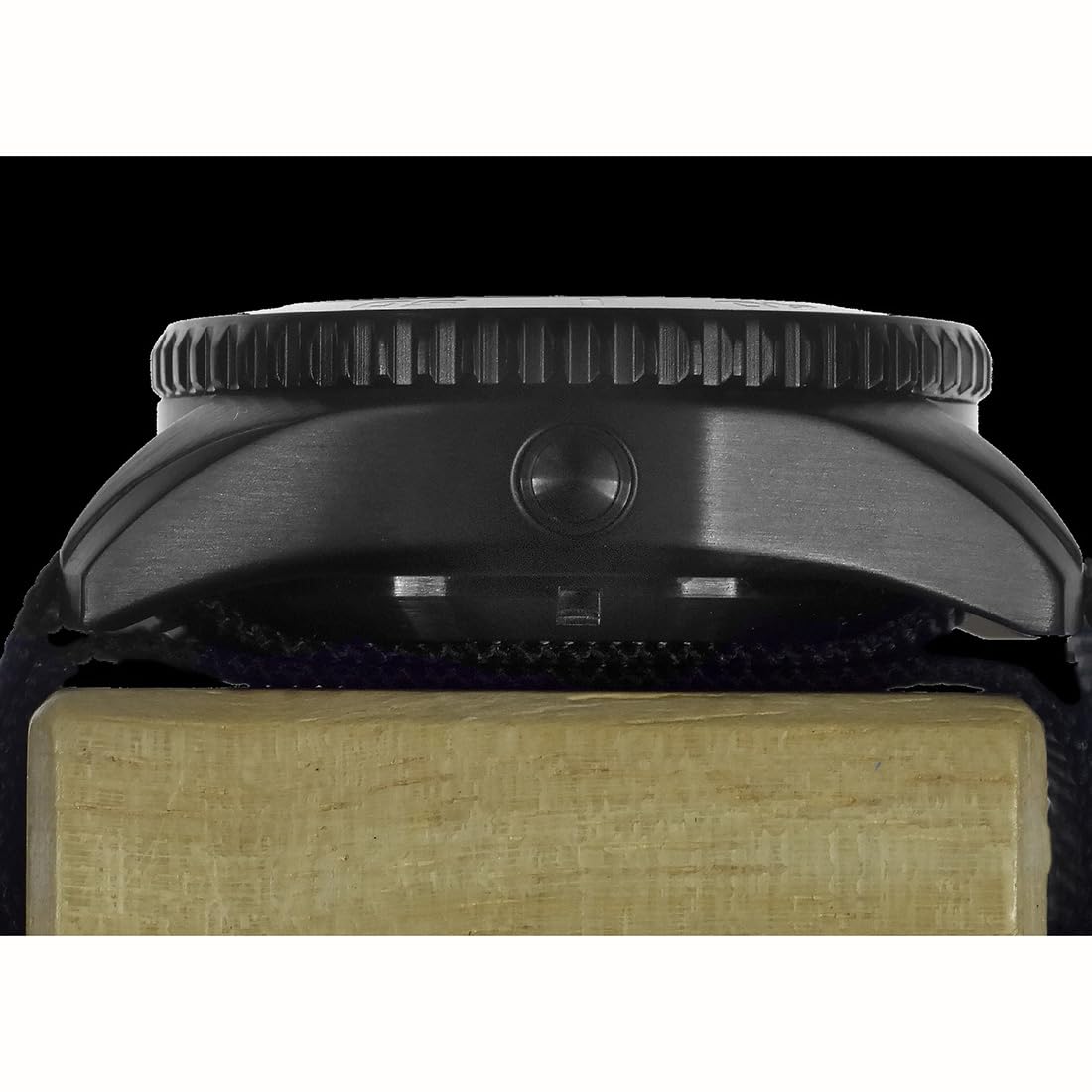 MWC Dephtmaster 1000mt 24H Automatico Acciaio PVD Nero Zaffiro Ceramica Datario Diver Tessuto Militare Uomo Orologio