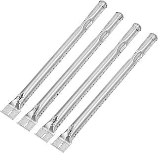 CIMAXIC 4 peças de tubo de substituição para churrasqueira ao ar livre churrasqueira superior grelha exterior exterior tubos queimador universal substituição grelha queimador modelo acessórios casa queimador tubos de gás