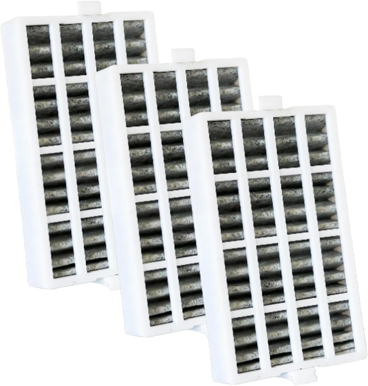 3 Pcs Refrigerator Air Filter Fit for Whirlpool WRF560SEHW05, WRF560SEHZ00, WRF560SEHZ05, WRF560SEHZ03 Refrigerator Replacement Part