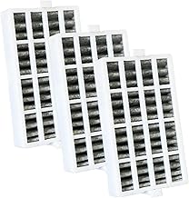 3 Pcs Refrigerator Air Filter Fit for Whirlpool WRF560SEHW05, WRF560SEHZ00, WRF560SEHZ05, WRF560SEHZ03 Refrigerator Replacement Part