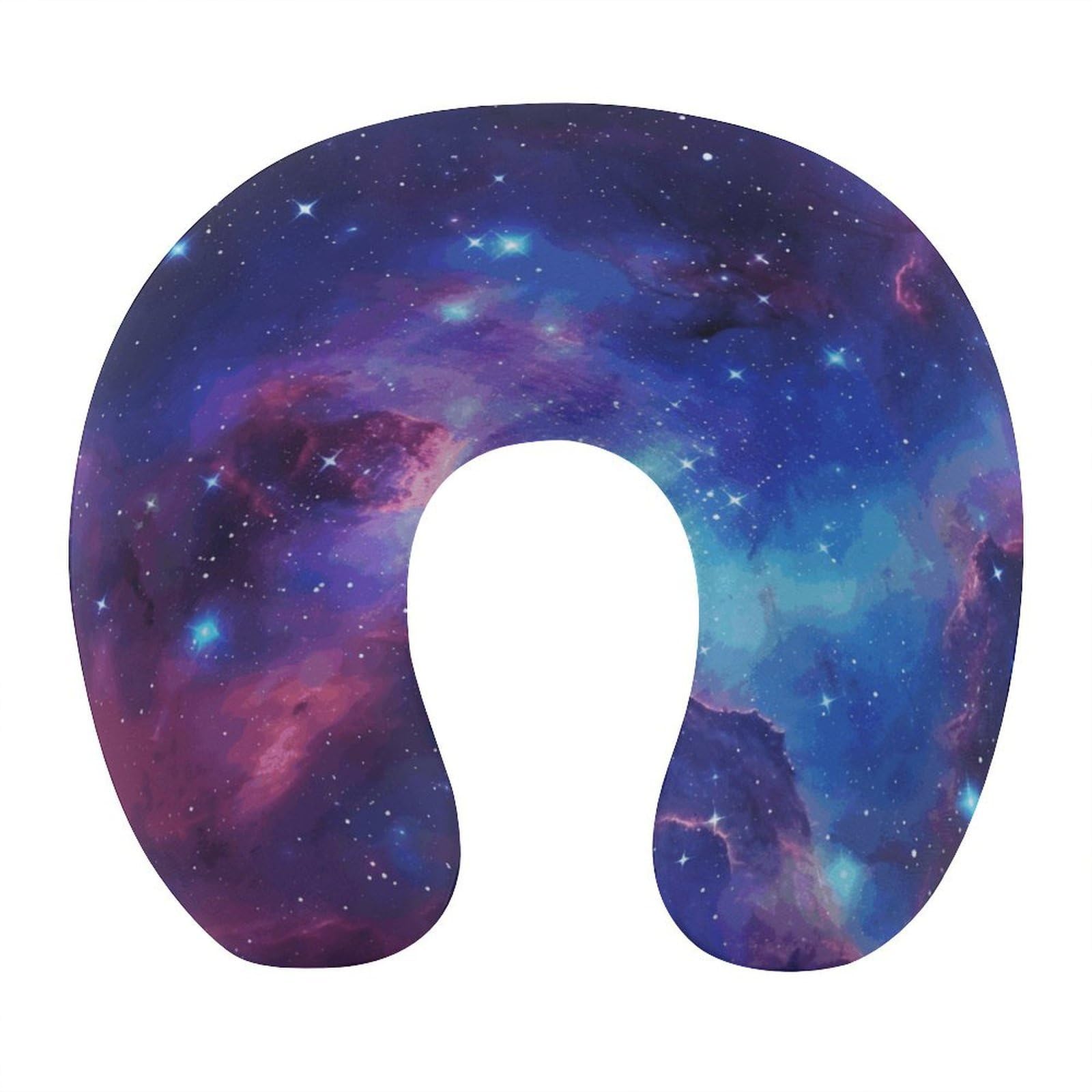 FekiLoot Galaxy Travel Pillow,U Shaped Office Napping Pillow Support Neck and Head Comfortable Travel Neck Pillow U Shape Sleeping Essentials for Long Haul Flights