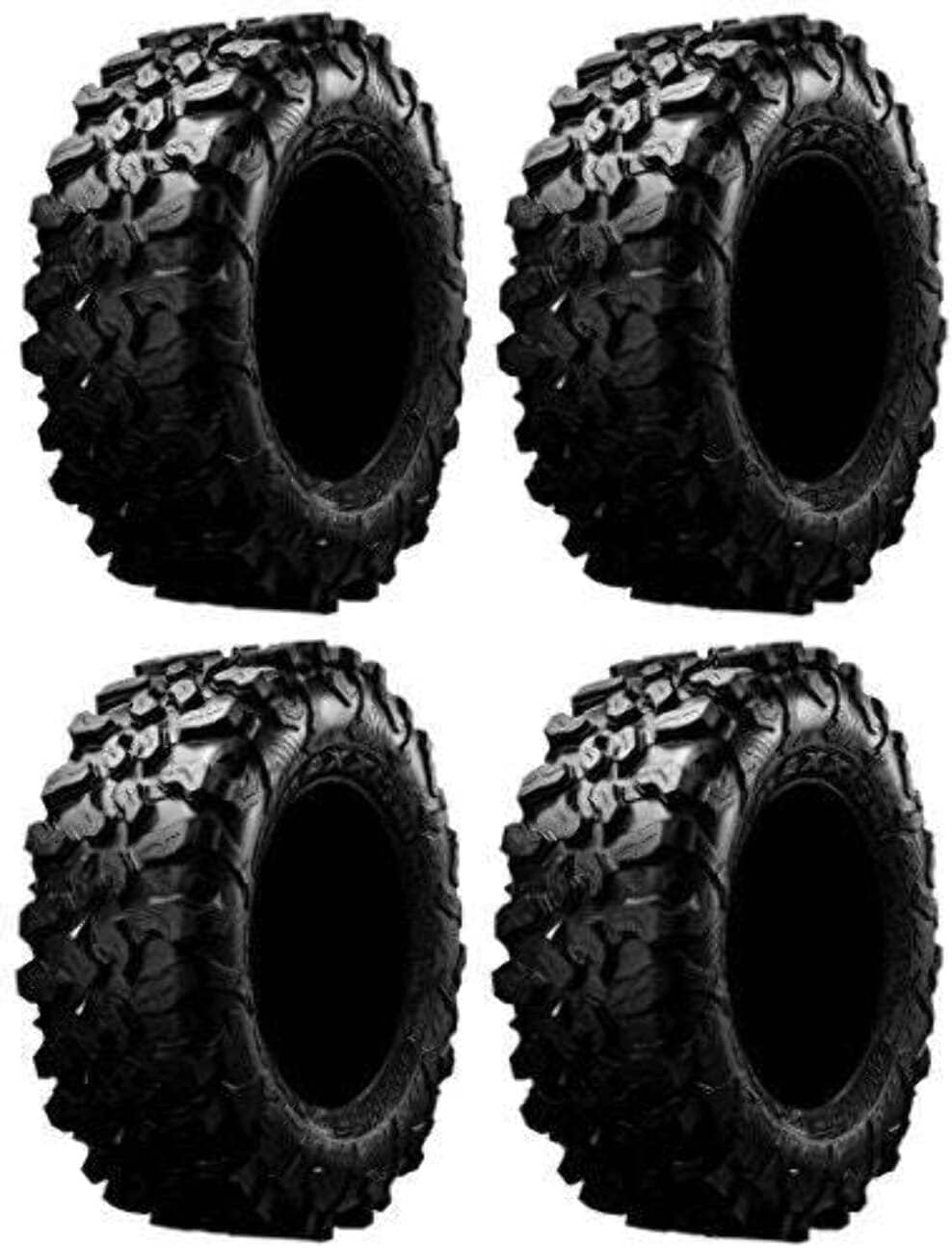 Full set of Maxxis Carnivore Radial (8ply) ATV Tires 32x10-15 (4)