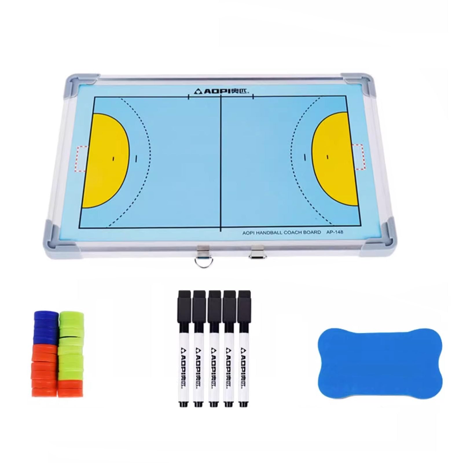 Tableau D'entraînement Tactique Magnétique Double Face avec Pierres D'aspiration Magnétiques, Facile À Utiliser