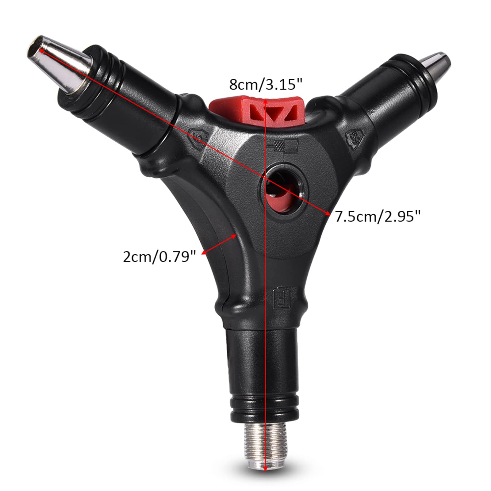 Generic RG59 -Kabelstripper, RG6 -Kabel Stripper 4 in 1 F Anschluss 3 in 1 F Stecker Koaxial Komprimierungstool Für RG59 RG6 Für Video, TV,