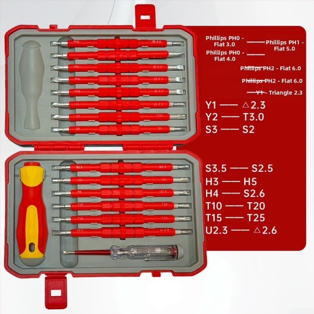 Set Cacciaviti Isolati 29 Elettrici Set Cacciaviti Isolati 29