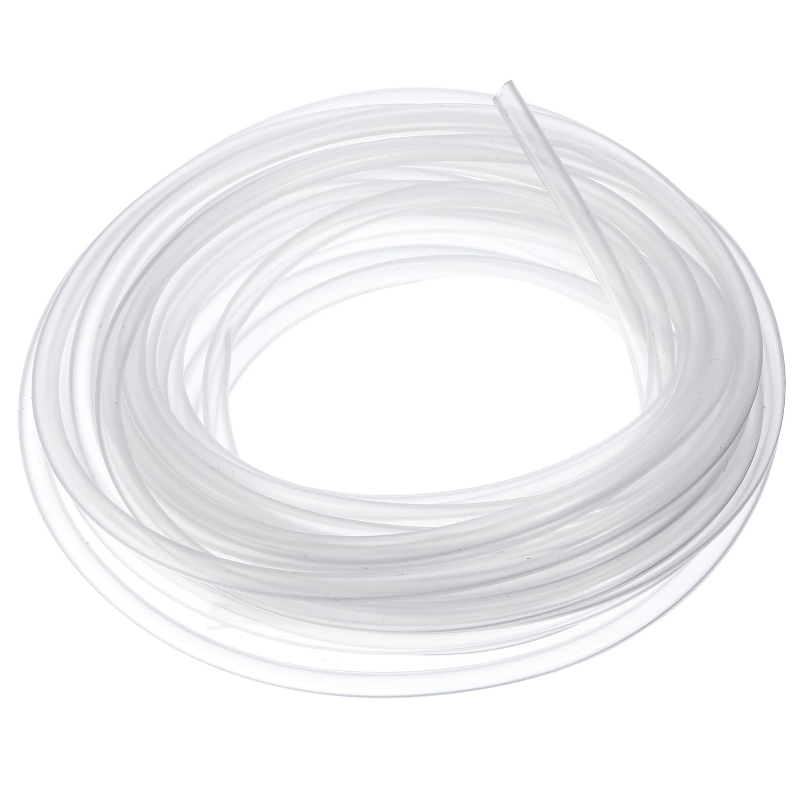 QUARKZMAN Wąż silikonowy 1,6 mm ID x 3,2 mm OD (5 metrów) – gumowy wąż do piwa, elastyczny, nadaje się do kontaktu z żywnością i przezroczysty, do wody pitnej, gospodarstwa domowego i przemysłu