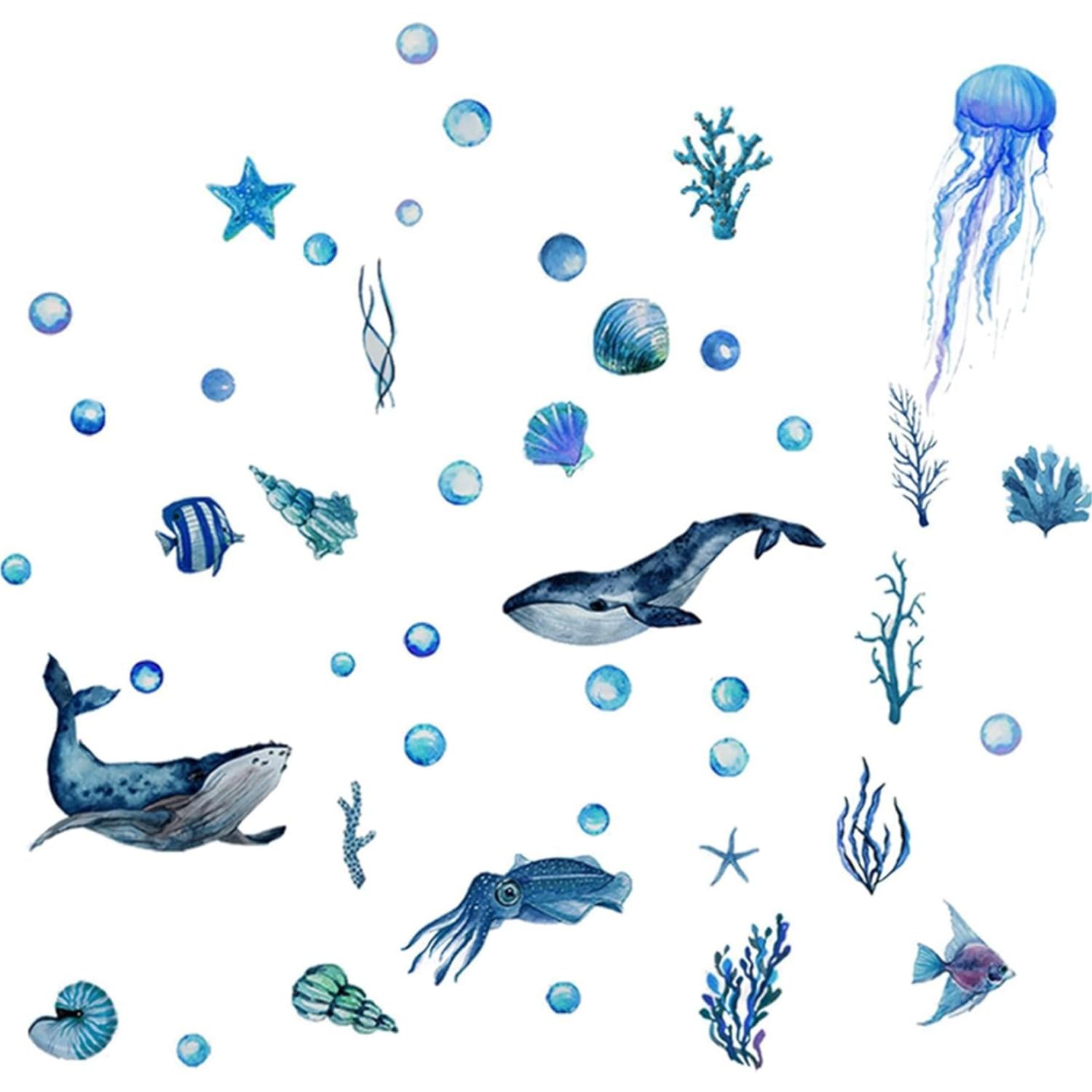 Glow in The Dark Fish Wall Stickers