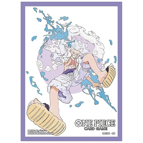 One Piece Card Game Protective Sleeves - Official Sleeve Set 12 - Monkey D. Luffy Gear 5-70ct Sleeves