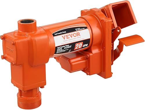 Miniatura 10 de VEVOR Kit de bomba de transferencia de combustible diésel, 10 GPM 12V CC, kit de bomba extractora de transferencia de combustible eléctrica portátil