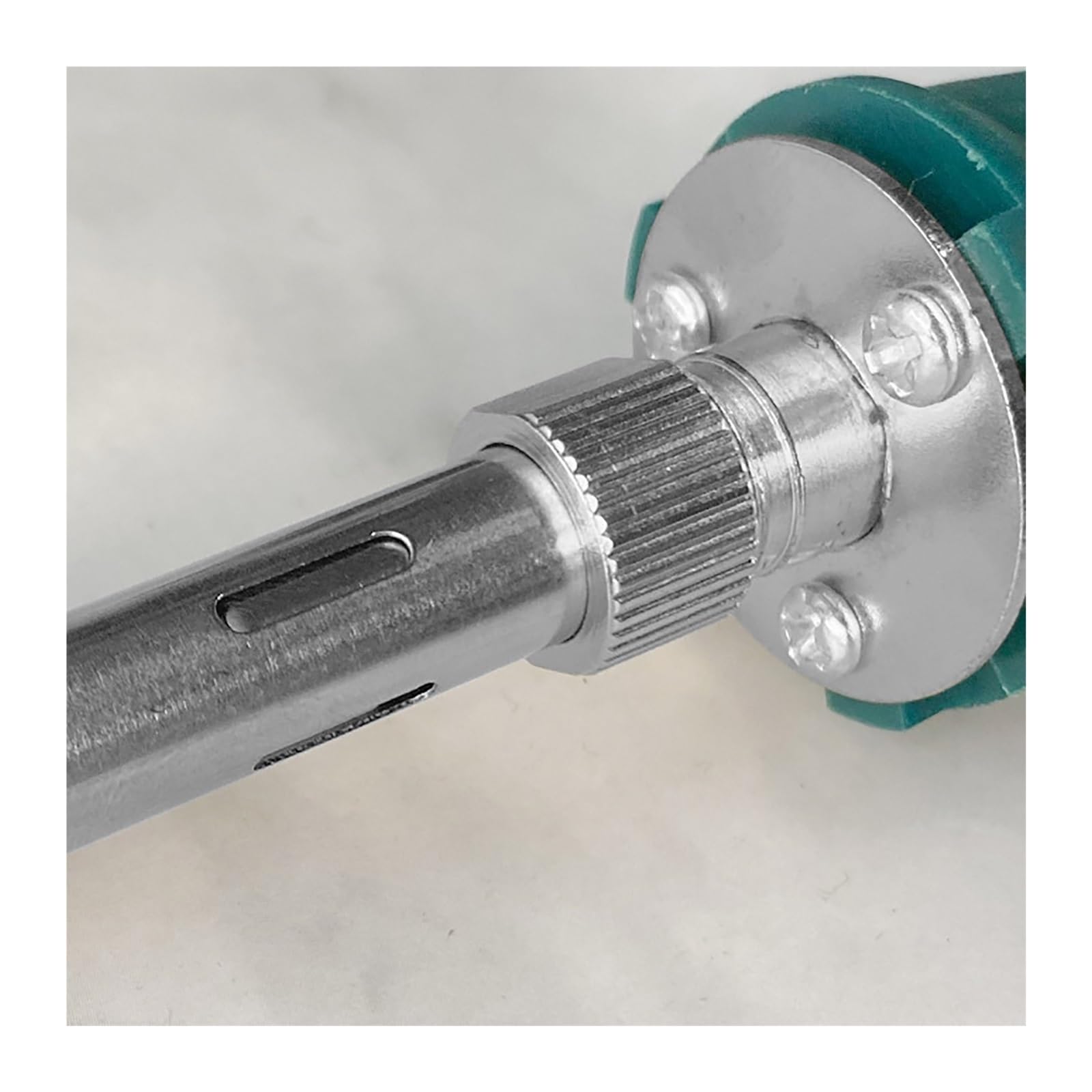 Kit de soldador, Herramienta de soldadura LCD de soldador eléctrico, calentador de cerámica de temperatura ajustable, juego de bomba desoldadora de cabezal de soldador para metal, electricidad, bricol