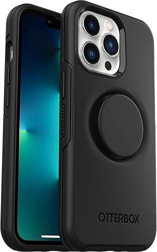 OtterBox + Pop Symmetry Series - Funda para iPhone 13 Pro (solamente), embalaje no al por menor, color negro OtterBox + Pop Symmetry Series - Funda para iPhone 13 Pro (solamente), embalaje no al por menor, color negro