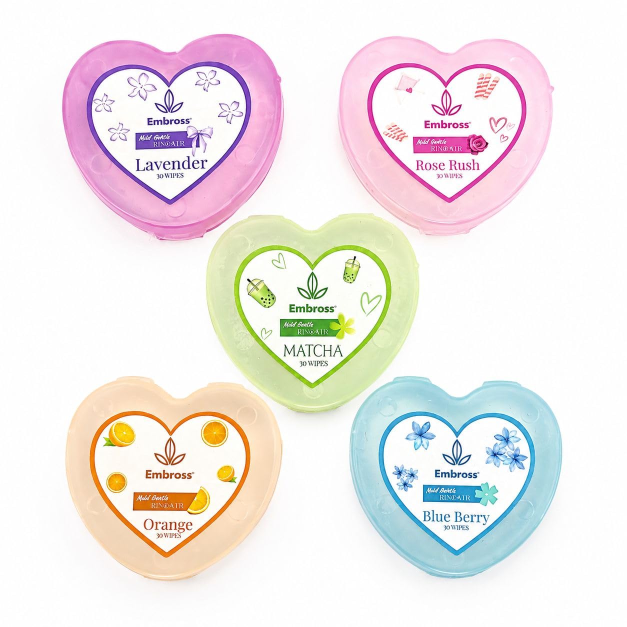 Heart Shape Oil-Based Nail Polish Remover Wipes | Gentle Nail Paint Remover Pads for Women | Quick Clean Nail Polish Removal | Moisturizing Formula with Smooth Finish (Pack Of 5)