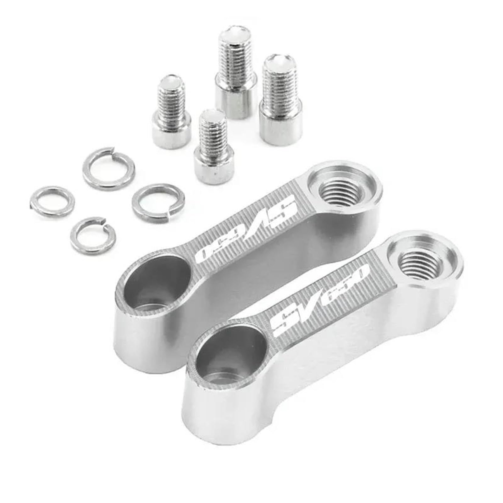 Ztqlijqf Silver Extension Bracket For Suzuki Sv650 Sv 650 Sv650x Sv650s(Silver)