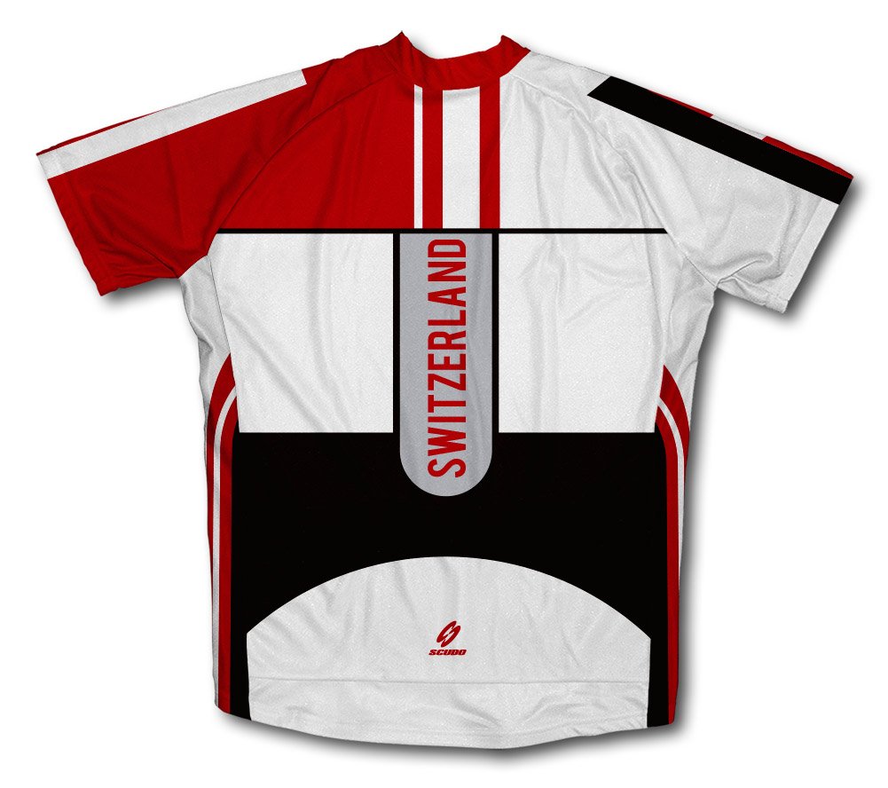 ScudoPro Switzerland Short Sleeve Cycling Jersey for Women - Size S White