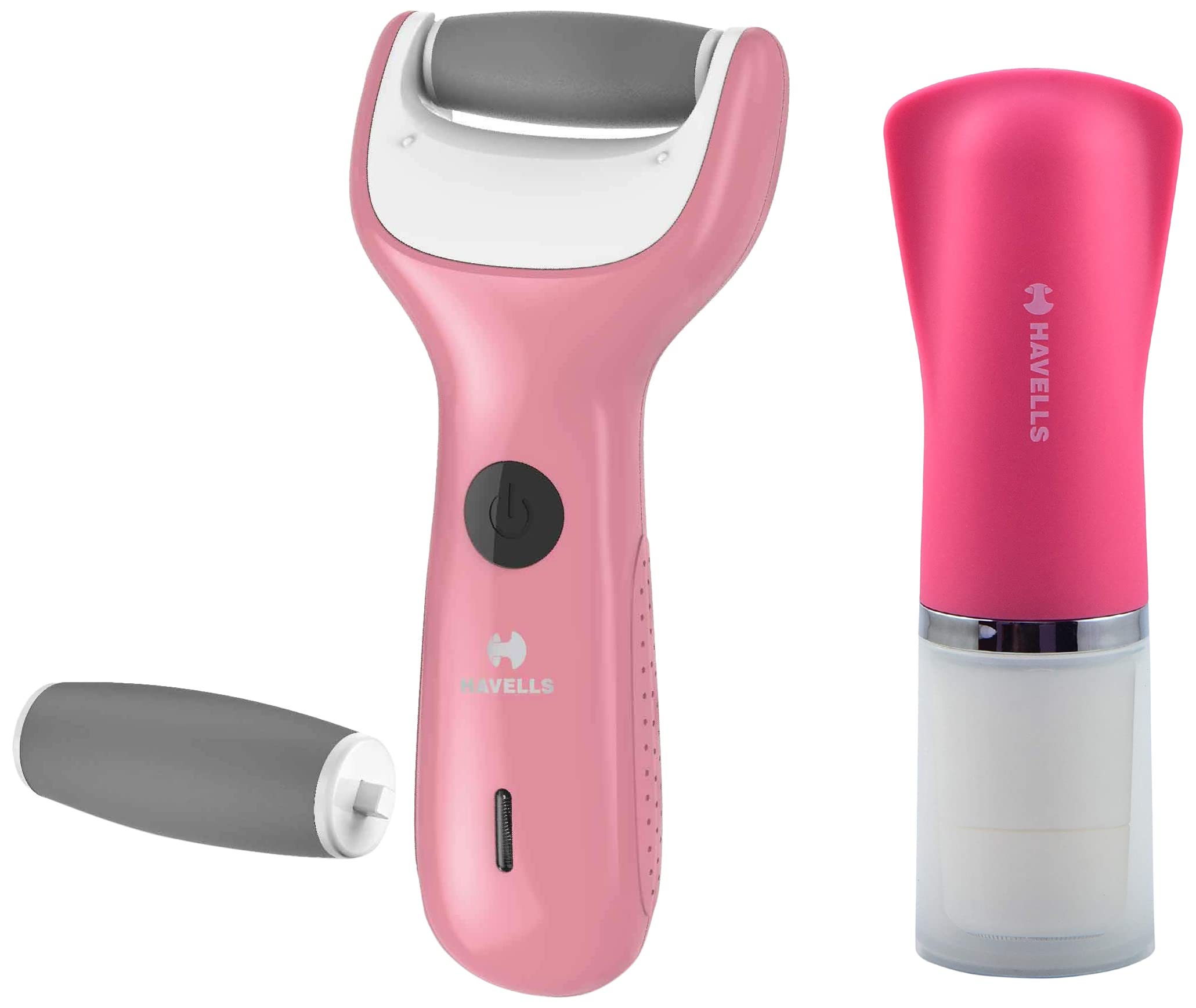 Havells CR4001 Rechargeable Callus Remover; Professional Pedi feet Care (Pink) & FD5000 Lady Facial Hair Remover with Rotary Blades for Clean and Smooth Touch for Upper Lips (Pink) (B0BHJ2MB4P) Amazon Price History, Amazon Price Tracker