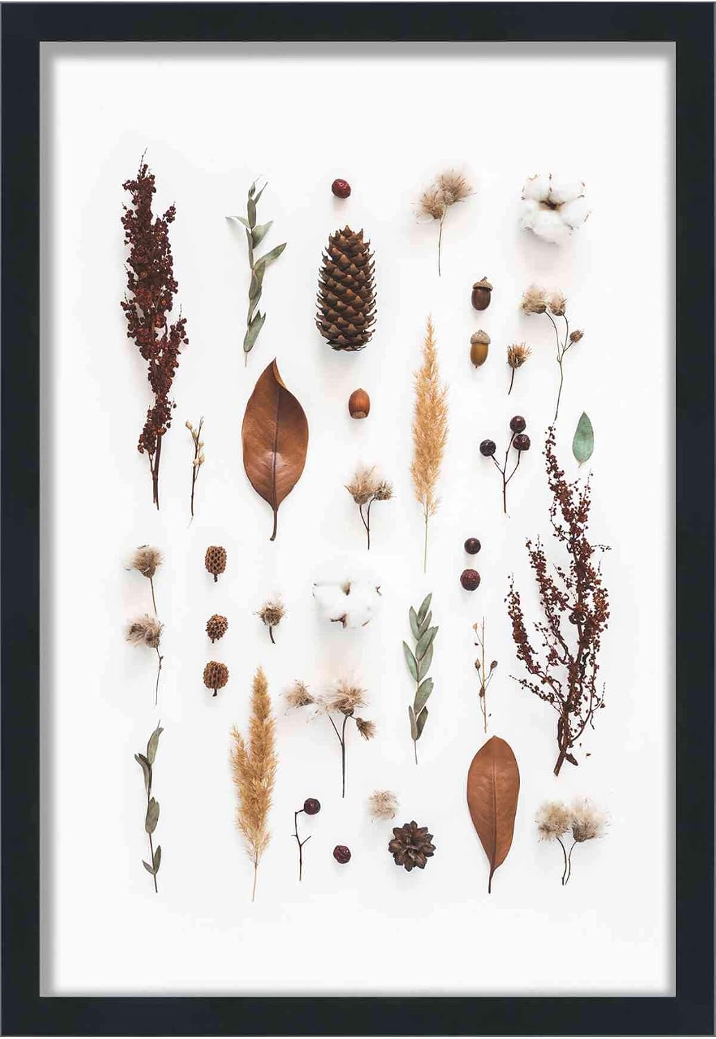 20x10 Black Shadowbox Frame - Shadow Box Frame Interior Size 20x10 by 1.5 Inches Deep - Black Frame Made to Display Items Up to 1.5 Inches Deep Includes Shatter Resistant Acrylic, Backing, Hardware
