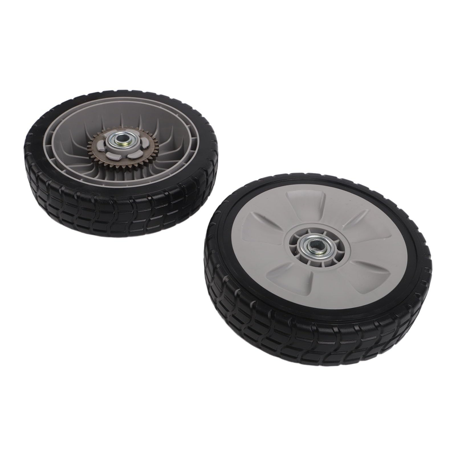 Ruedas de repuesto para cortacésped Honda HRR216, HRS216 y HRT216, incluye kit de piñón de accionamiento de 12 dientes para cortacésped 42661 VE2 800 y 42672 VE2 800 (número de pieza: 44710