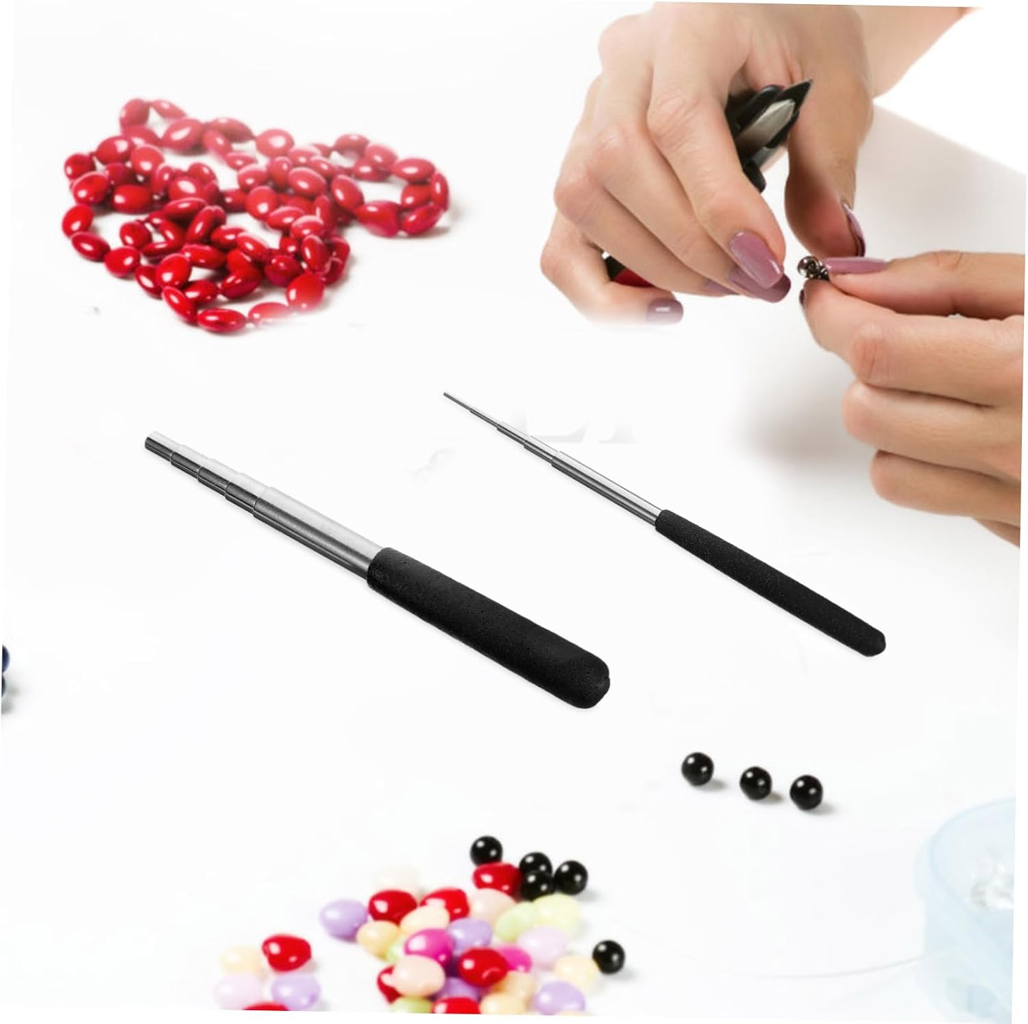 COHEALI 4sets Professional Wire Device Jewelry Forming Tool Shaping Rods for Jewelry Making Includes and Mandrels for Versatile Designs