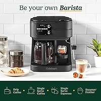 Vista 2 de Cuisinart Coffee Center Barista Bar 4-in-1 Coffee Maker, Single-Serve Pods Compatible, Coffeemaker, Three Brewing Sizes, SS-4N1MBNAS, Black