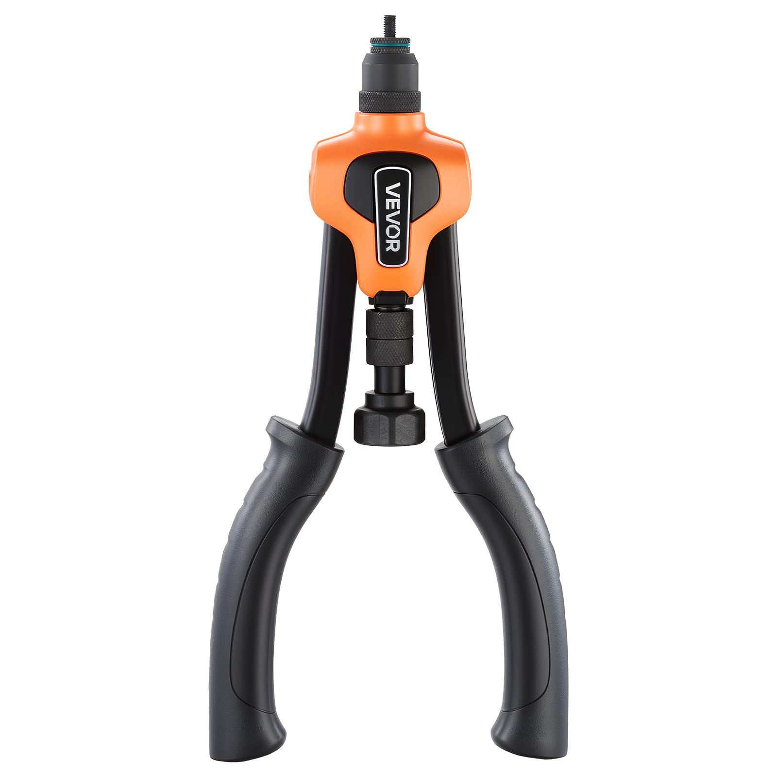 VEVOR Kit Rivettatrice per Inserti Filettati a Due Mani da 360 mm, con 7 Mandrini e 70 Dadi, con Robusta Custodia per Il Trasporto, per Montaggi Metallici, Mobili, Autoveicoli e Riparazioni DIY