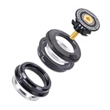SYCOOVEN Mountain Bike 4444S Headset 44mm 1-1/8" Bike Headset Spacer, Aluminium Alloy Bicycle Headset Kit, Bearing Semi Integrated Straight Tube Fork Internal