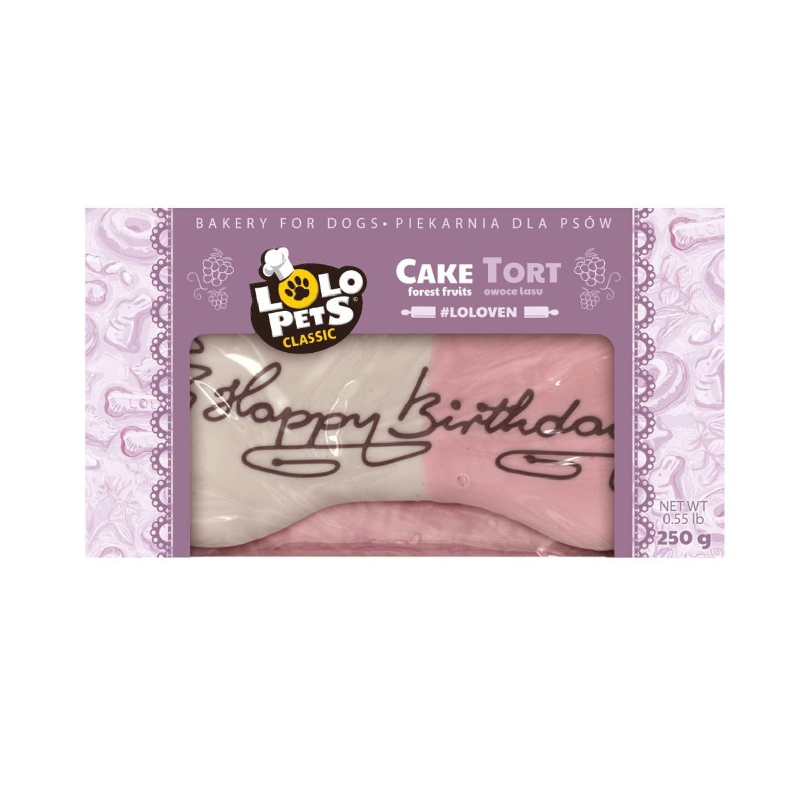 Torta del perro LO-75505 - Cake con frutas del bosque