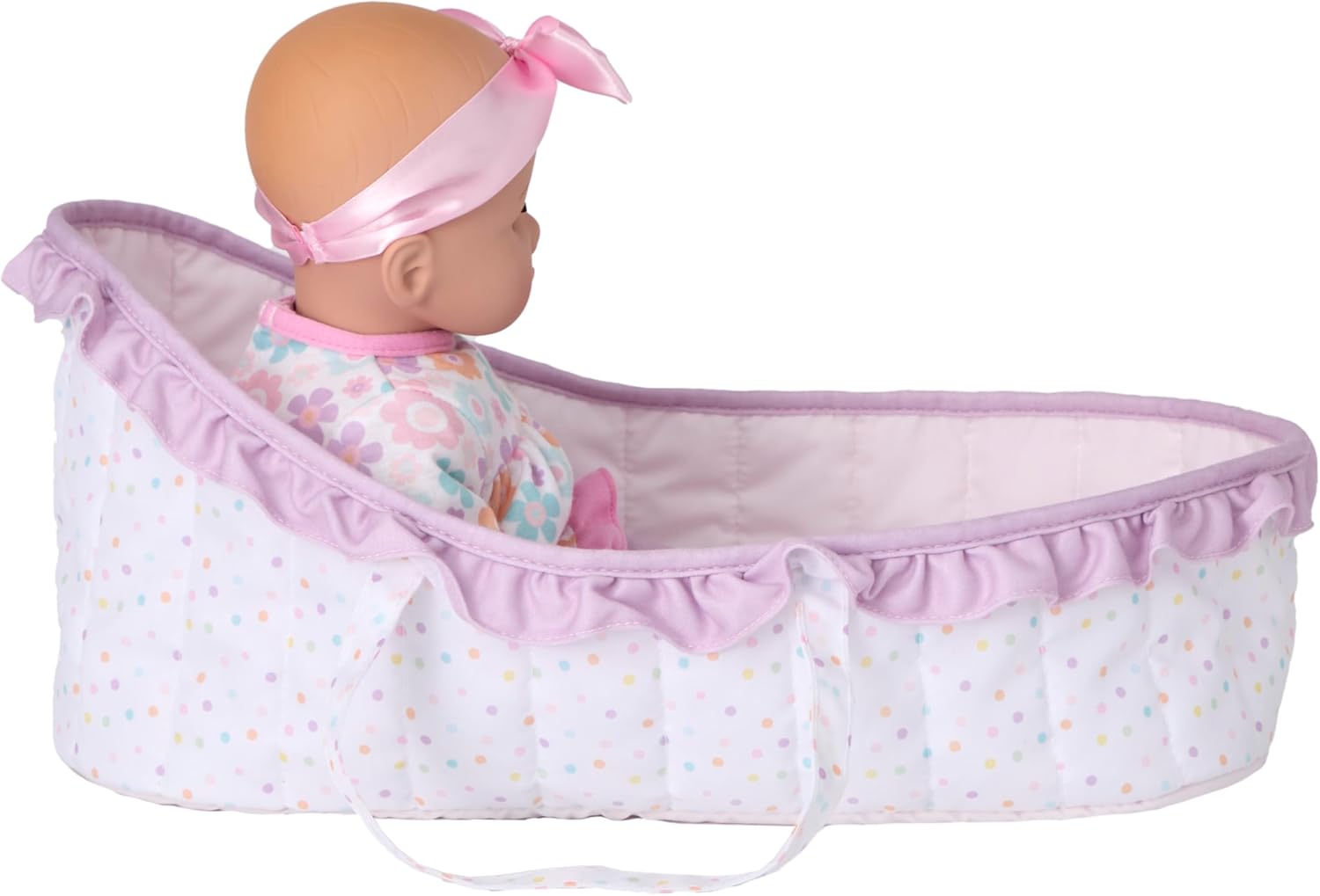Madame Alexander 14-Inch Sweet Smiles Baby Doll, Slumber Carrier - Image 5