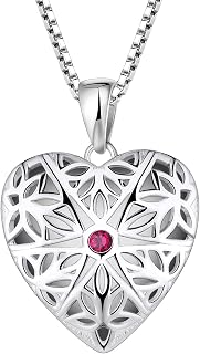 FJ Foto Medaillon Kette Damen 925 Sterling Silber Personalisierte Memory Bilder Medaillon Anhänger Halskette Vintage Schmuck für Frauen