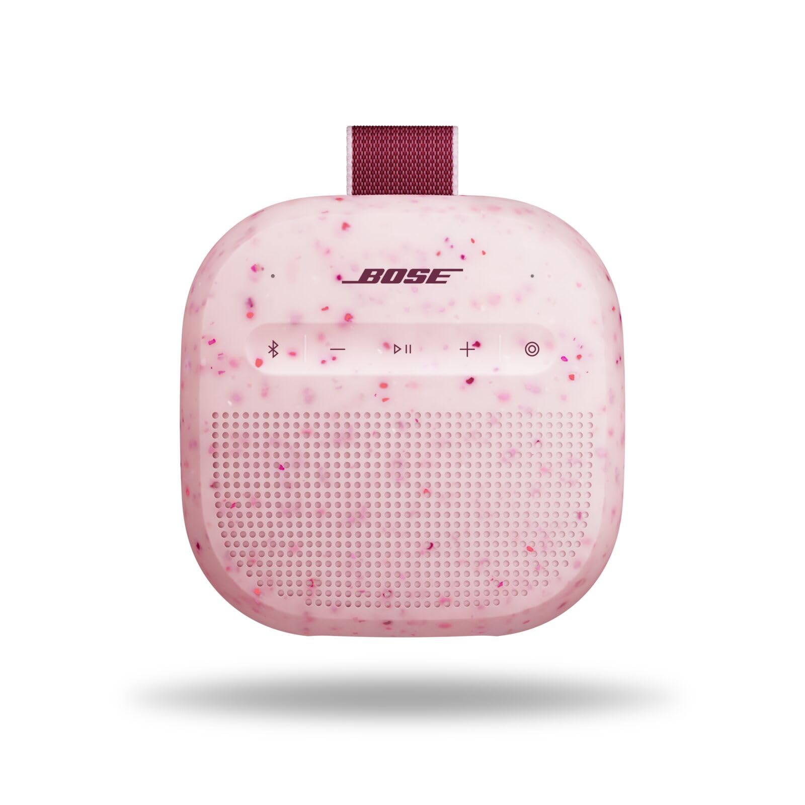 Bose SoundLink Micro draagbare speaker (2e gen.), draadloze buitenspeaker, accuduur tot 12 uur, water- en stofdicht, Bloesemroze - Limited-edition - Blossom Pink