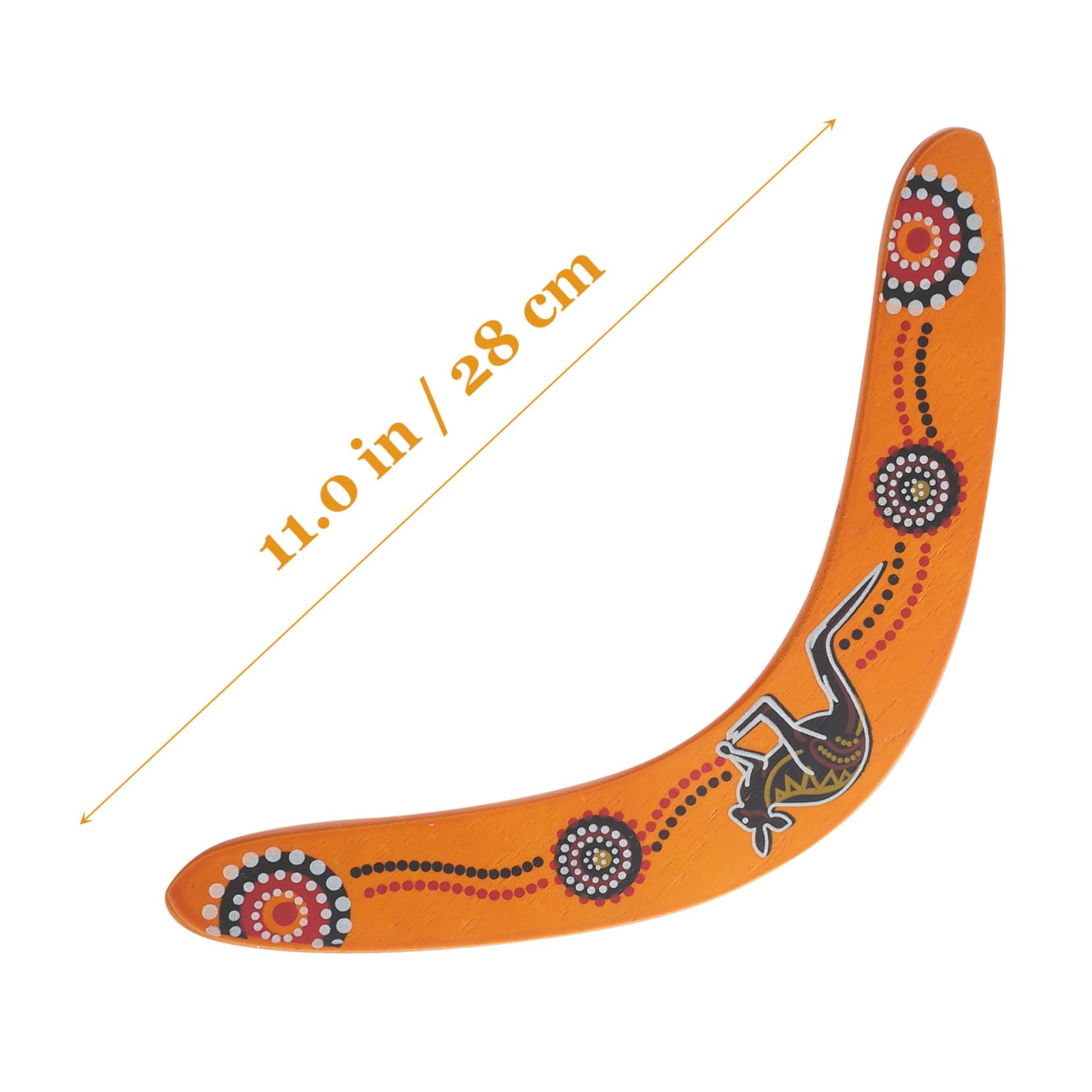 Mikinona Boomerang Professionnel en Bois de V, Fléchette de Manœuvre