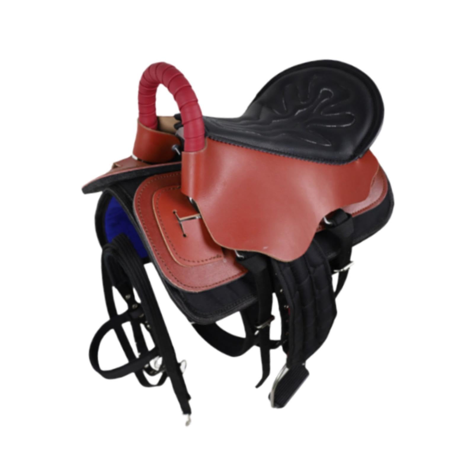Juego de Silla de Montar con Acolchado, Protección, Accesorios Deportivos, Absorción de Impactos, Asiento de Equitación Resistente Al Desgaste, Equipo