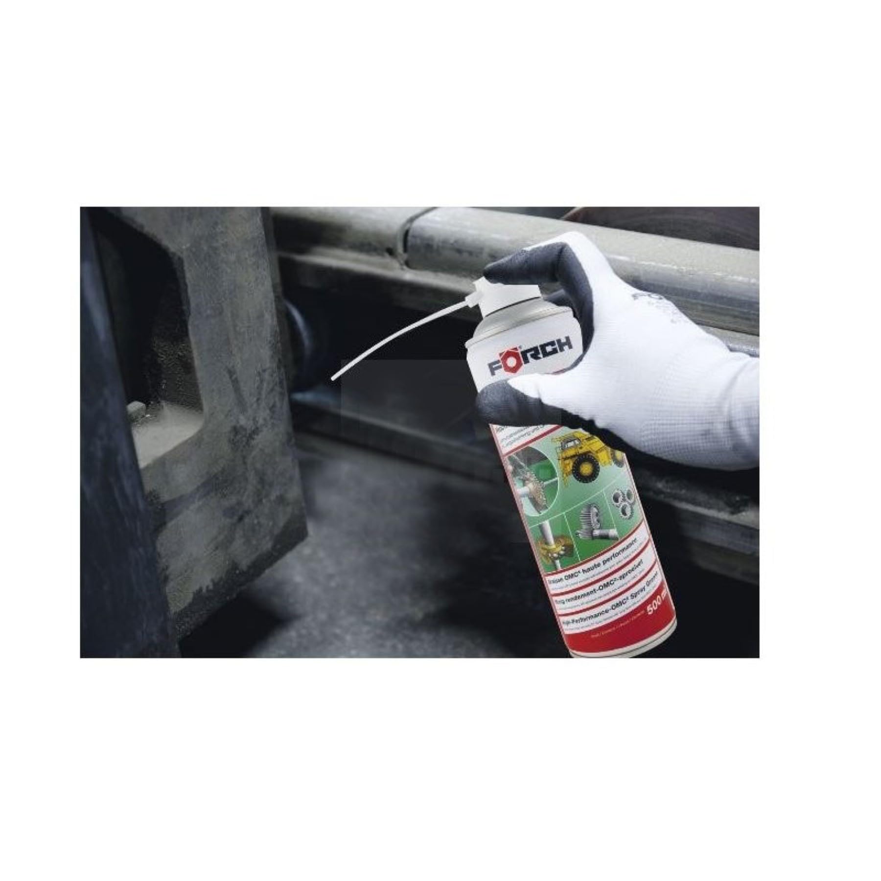 Förch S477 - Grasso spray ad alte prestazioni, 500 ml